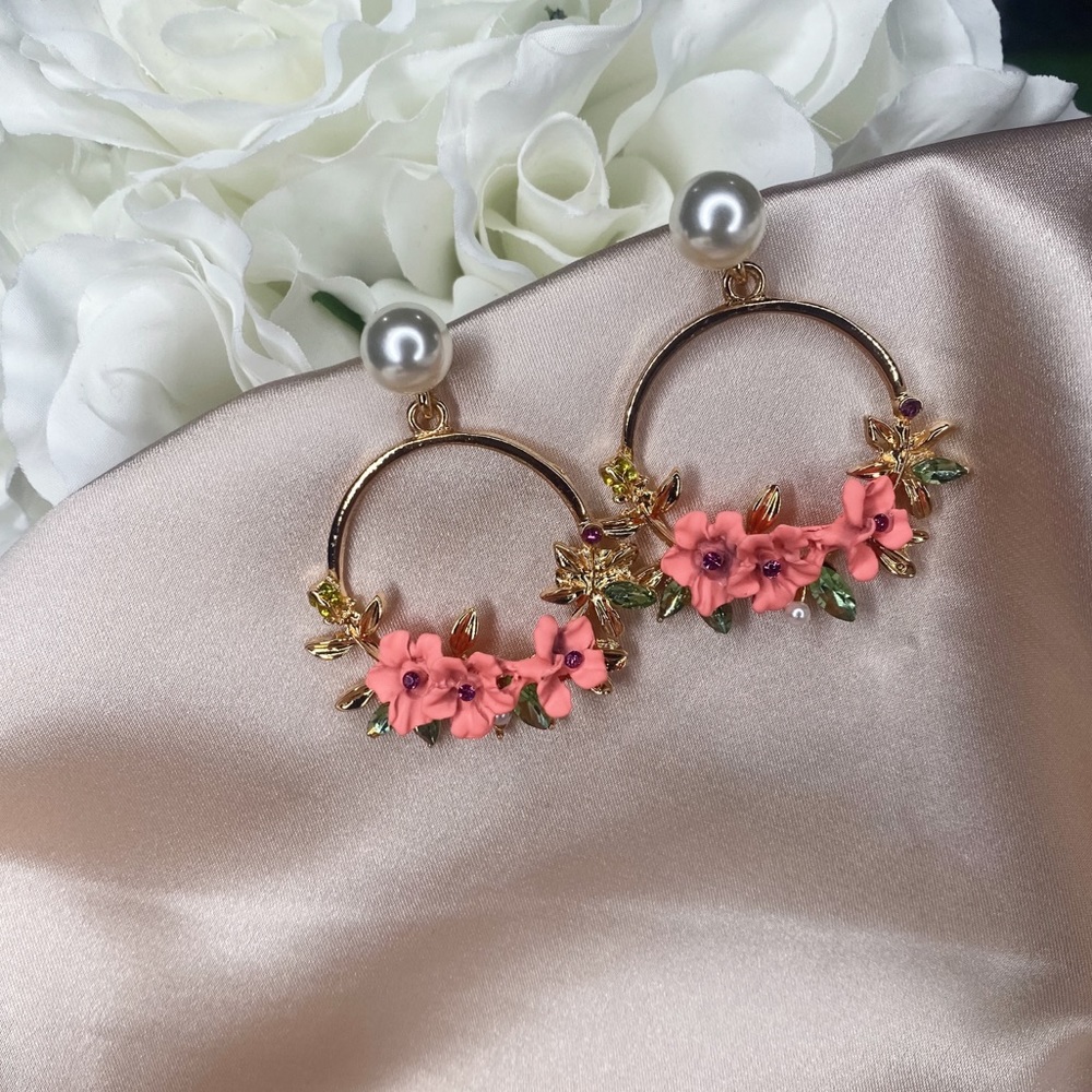 Faux Pearl Earrings